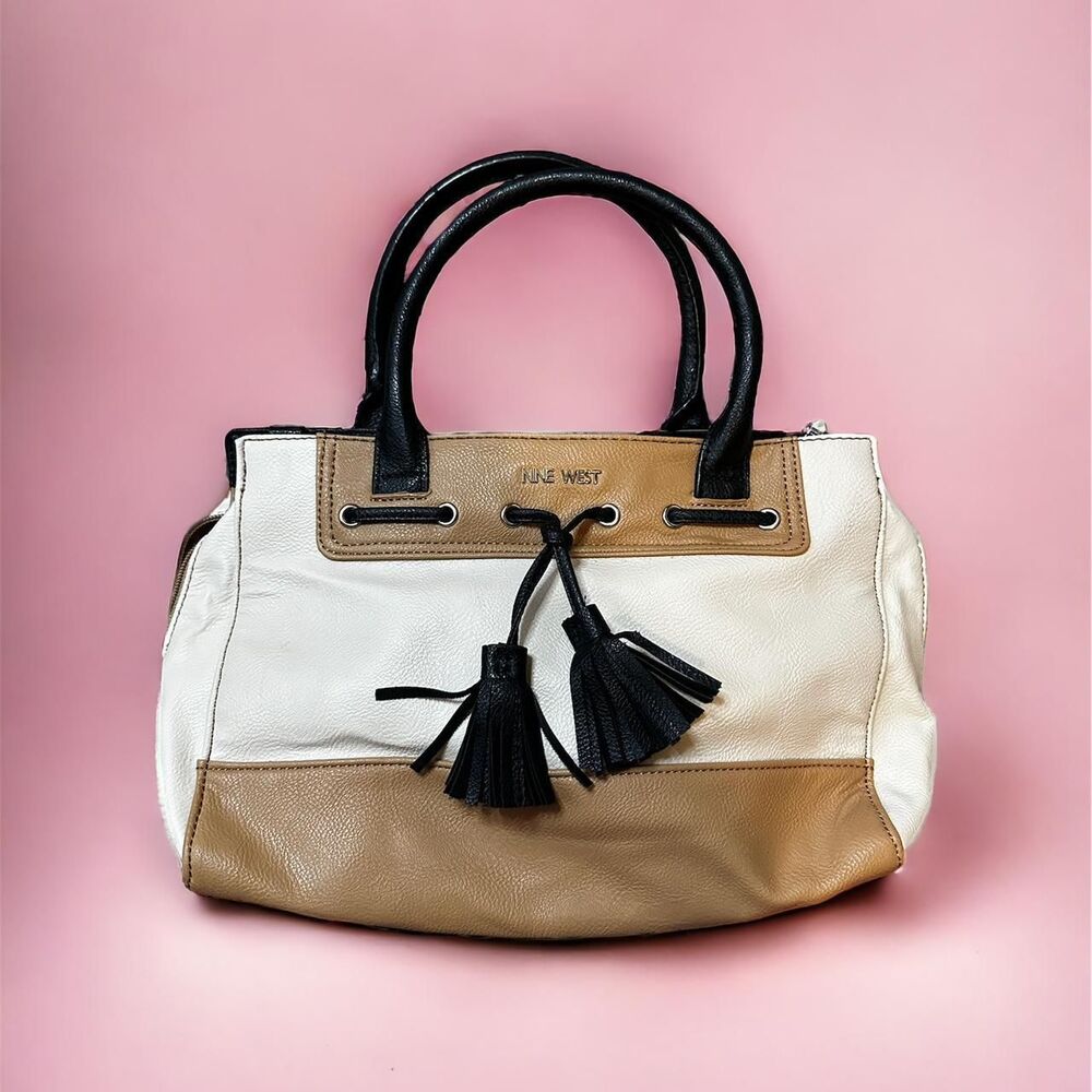 Nine-west Women's Tan and Black Bag